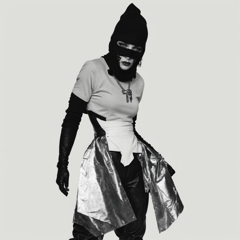 Balaclava Fashion Inspired by Neo-Expressionism