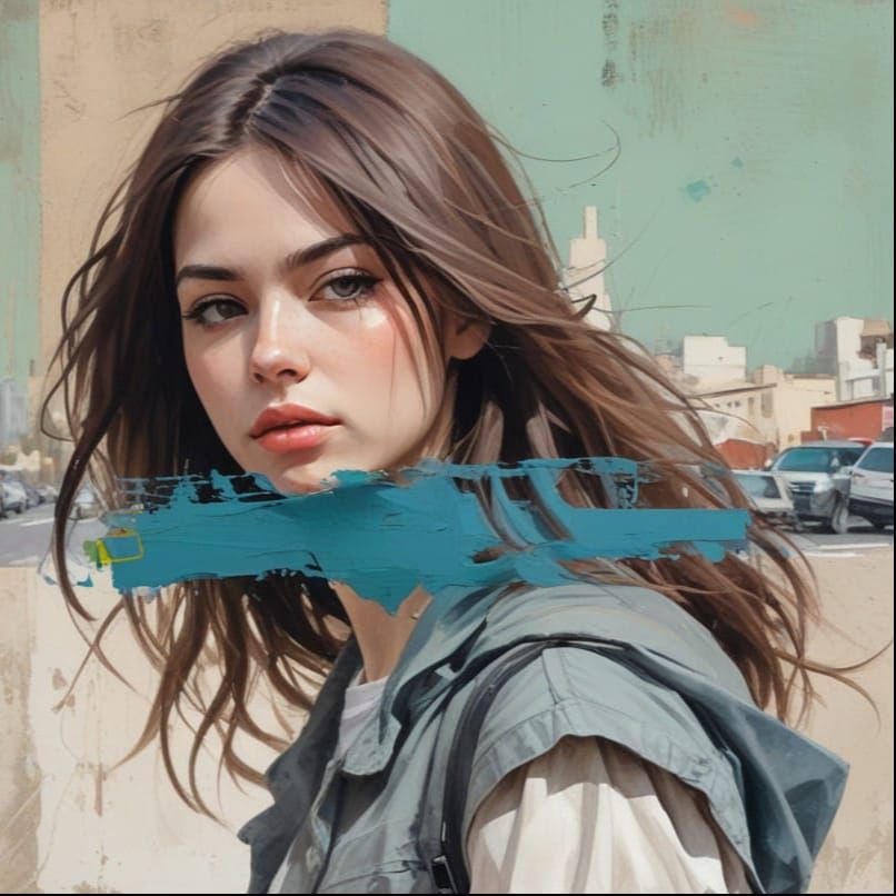 Urban Identity in Expressive Brushstrokes