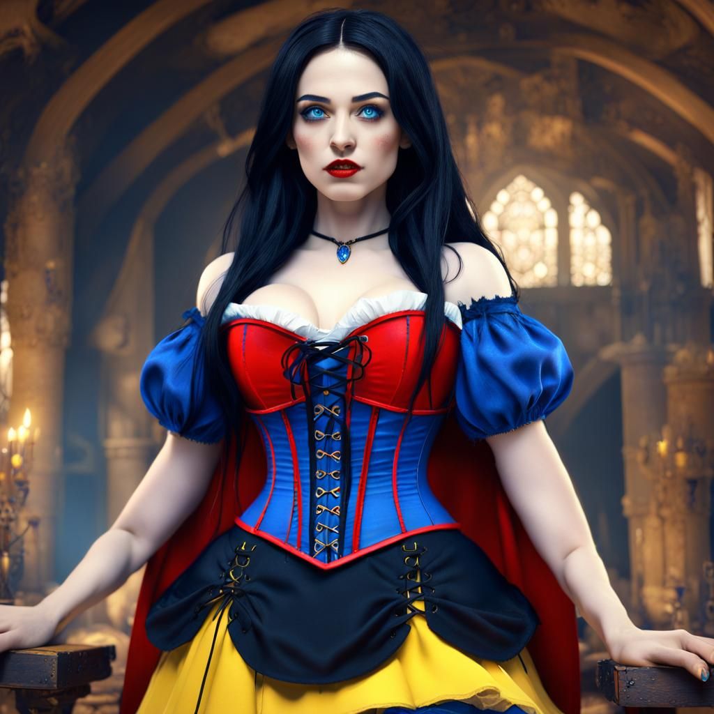 Gothic Snow White in Twisted Fairytale Style