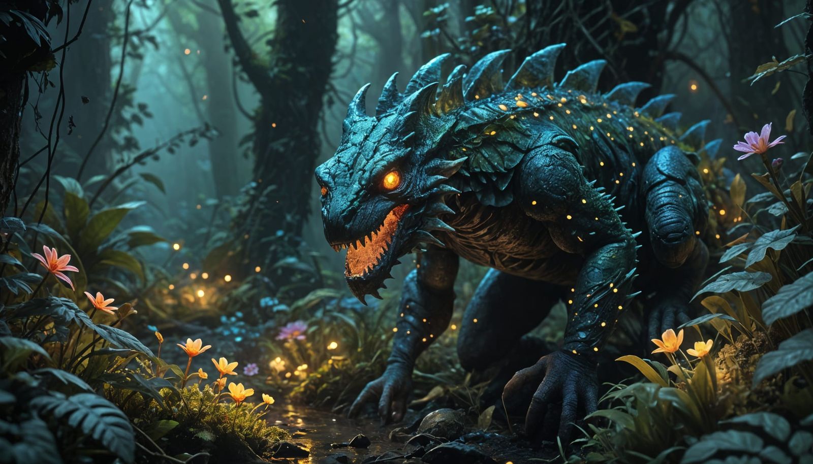 Glowmaw of the enchanted thicket _