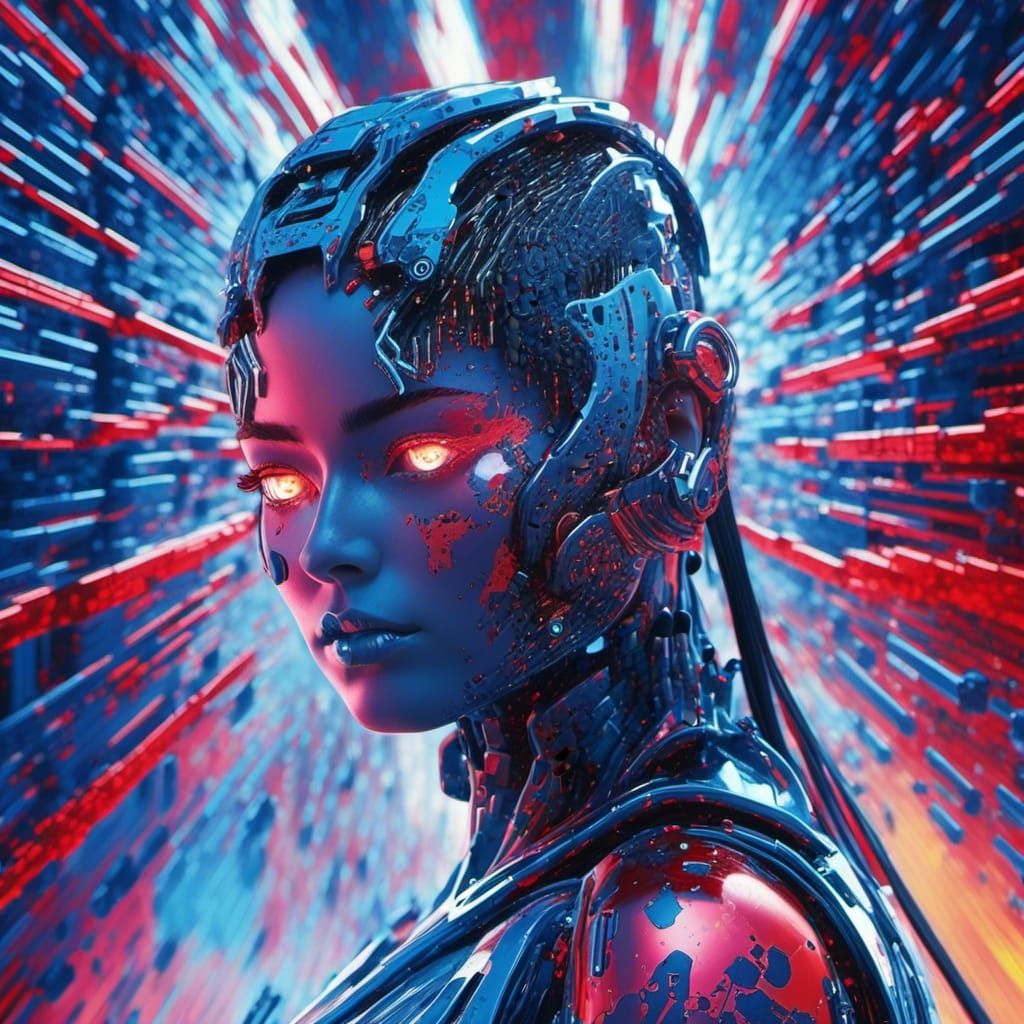 Digital Marble Abstract Identity Art