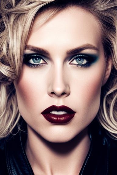 Madonna Halloween Art in Klimt Style