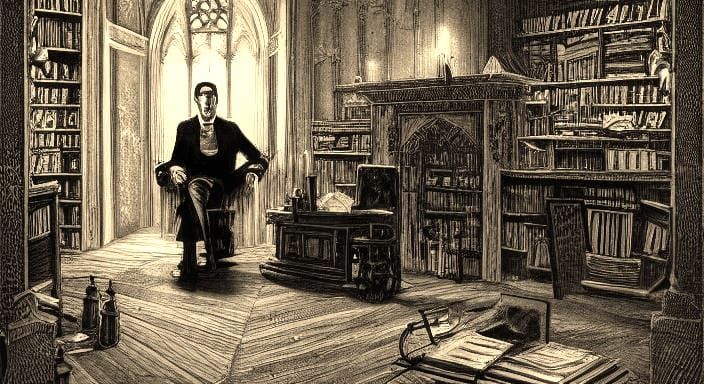 Lovecraftian Acolyte in Dark Ritual