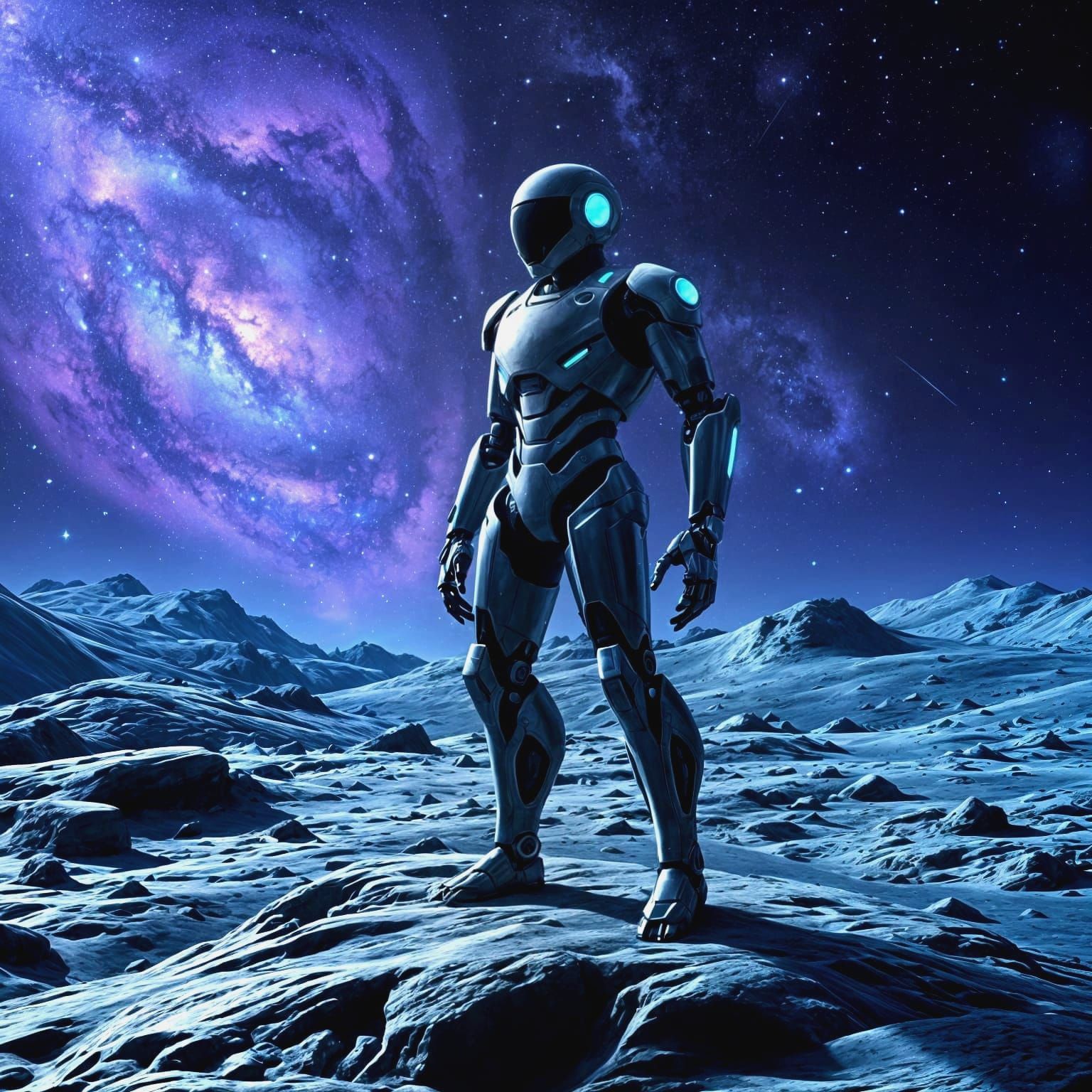 Robot Explorer on the Moon