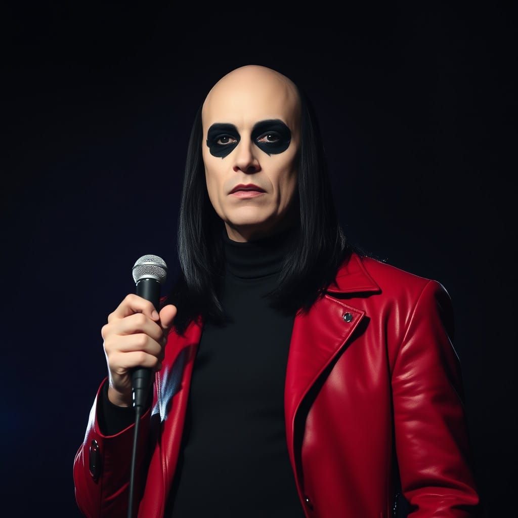 Elegant Bandleader with a Touch of Mystery