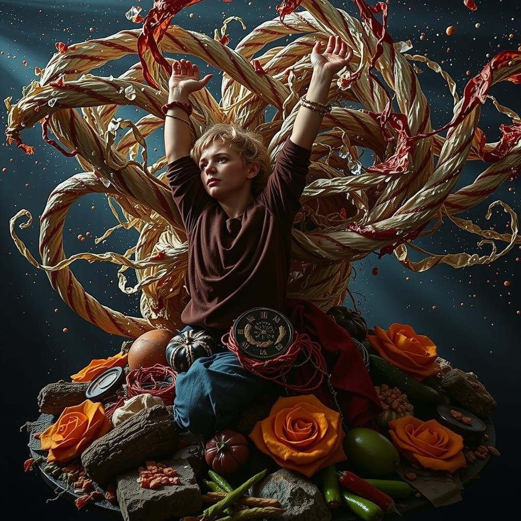 Dynamic Swirl of Forces in Abstract Motion