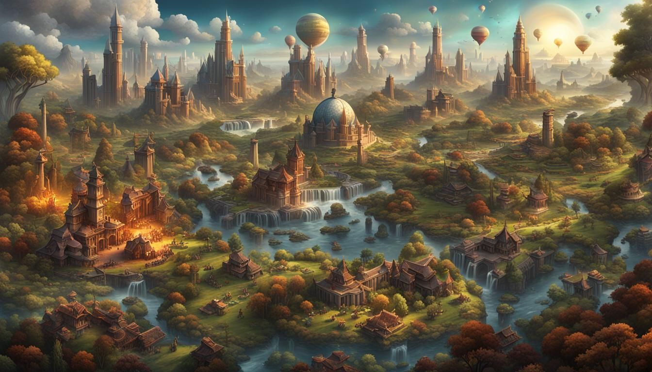 Behavioral Economists in Detailed Fantasy Concept Art