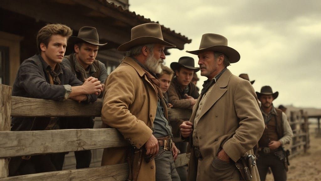 Classic Western Standoff in Remington Style