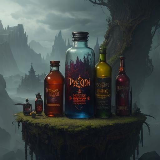 Poison bottle