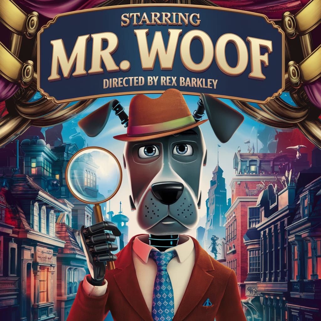 Robotic Dog Detective Movie Poster