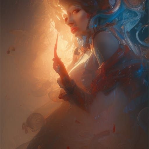 Intricate Murder Mystery in Art Nouveau Style