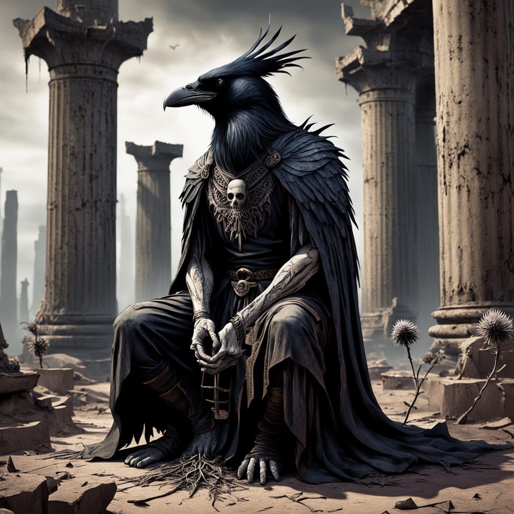 Eerie Voodoo Spirit in Dark Fantasy Art