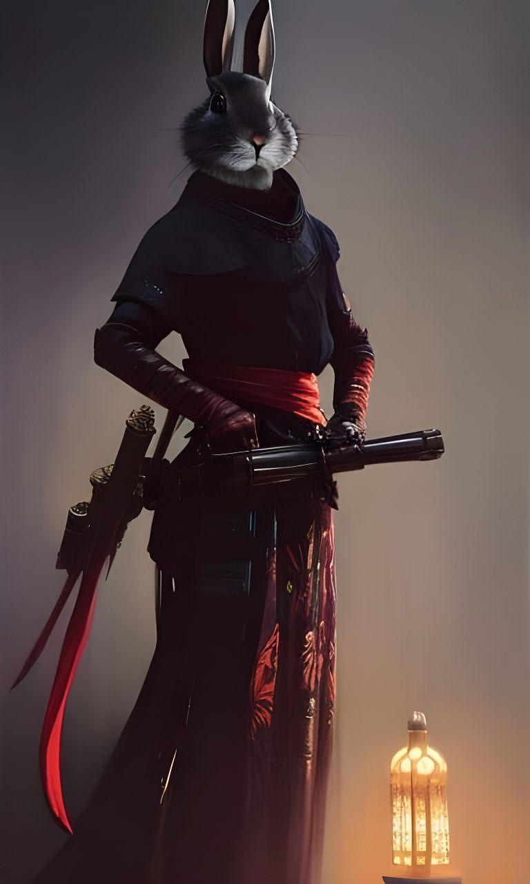 Female rabbit Samurai