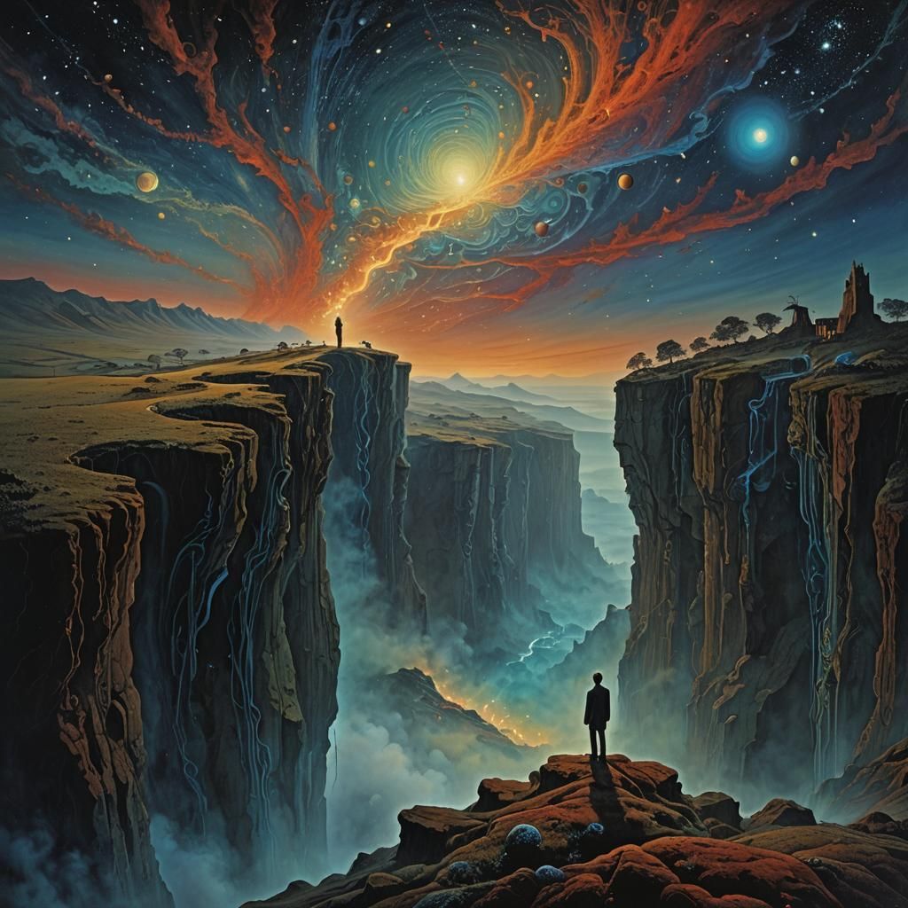 Cosmic Dreamscape: Surreal Digital Art