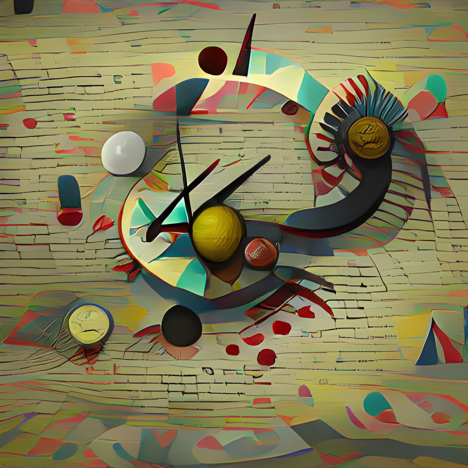 Abstract Rendering of Time Atrophy