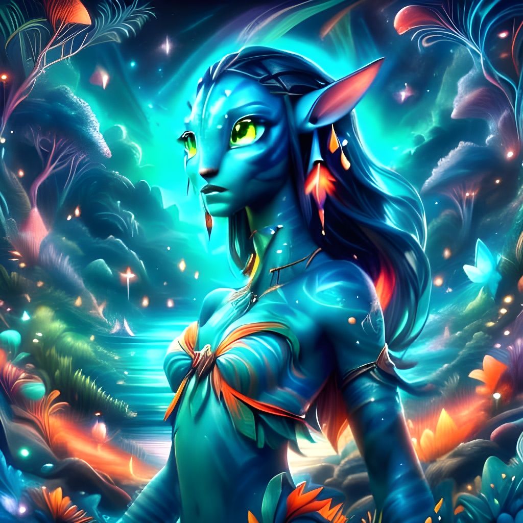 Na'vi Girl - 1.5, 4