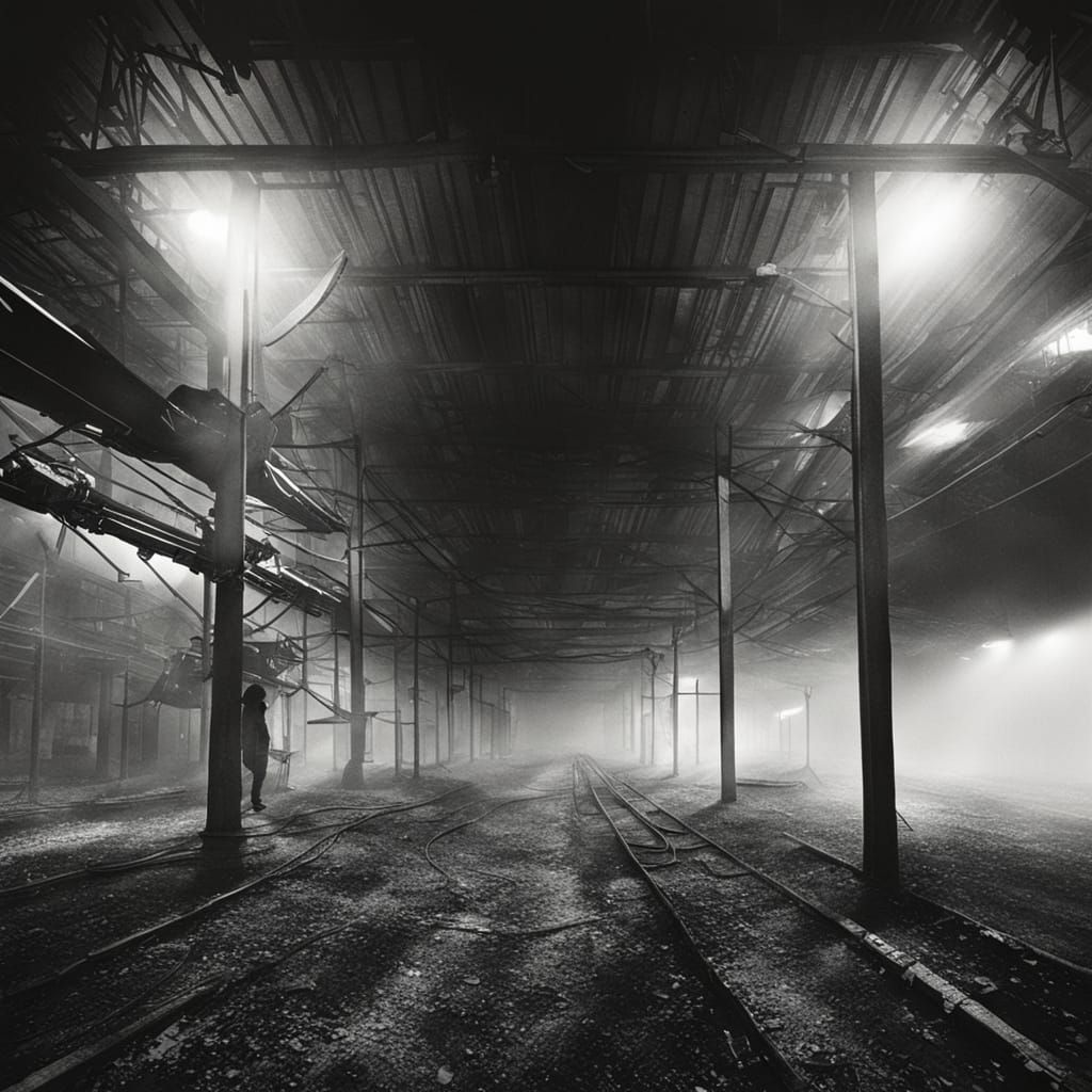 Turkish Whirling Dervishes in Impressionist Style