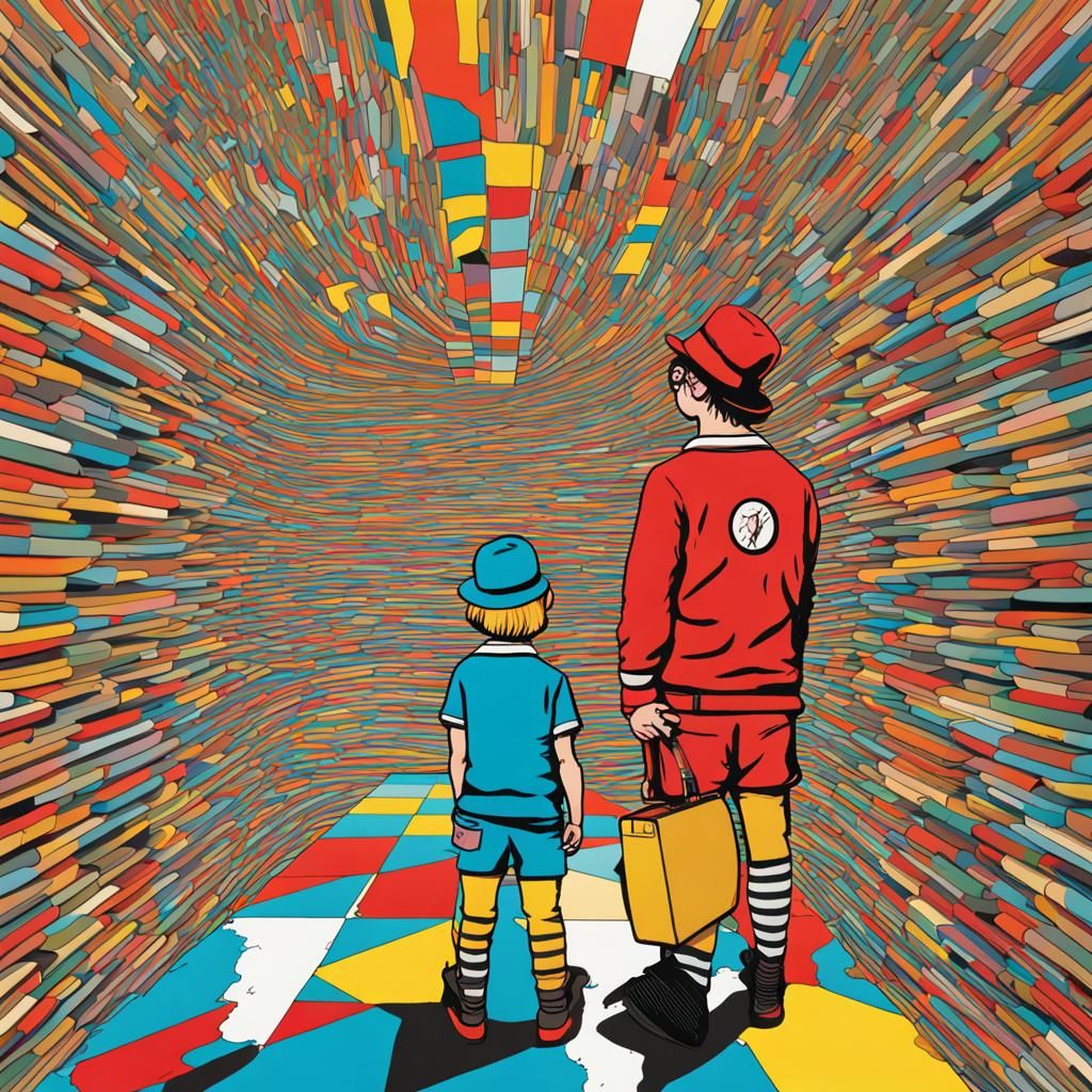 Waldo's Self-Search: A Pop Art Puzzle