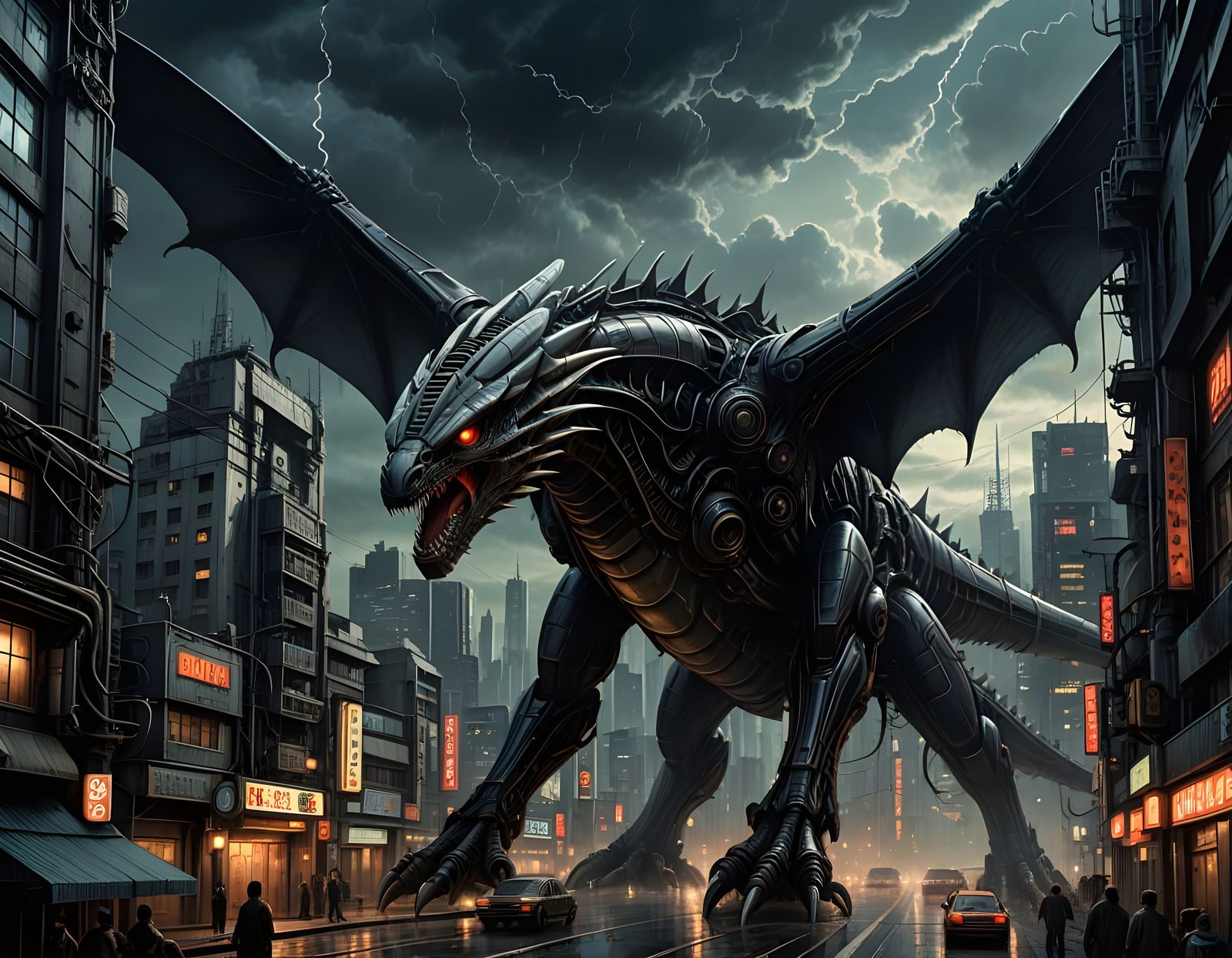 Rodan, a Legendary Flying Kajiu from Classic Japanese Sci-Fi