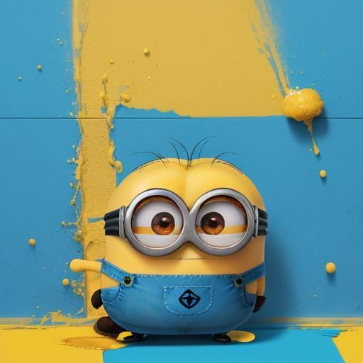 Minions Playing with Bananas in a Laboratory