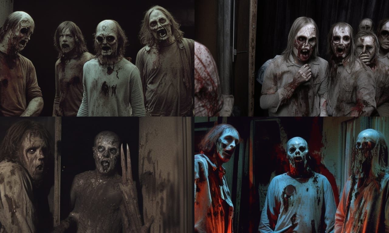 Knights Templar Zombie Horror in 1970s Style