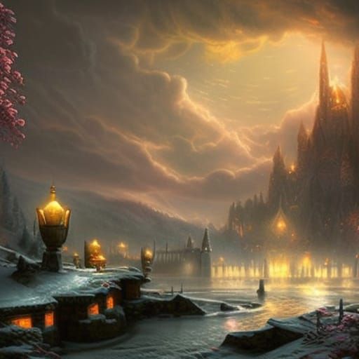 Icy Heart: A Digital Matte Painting