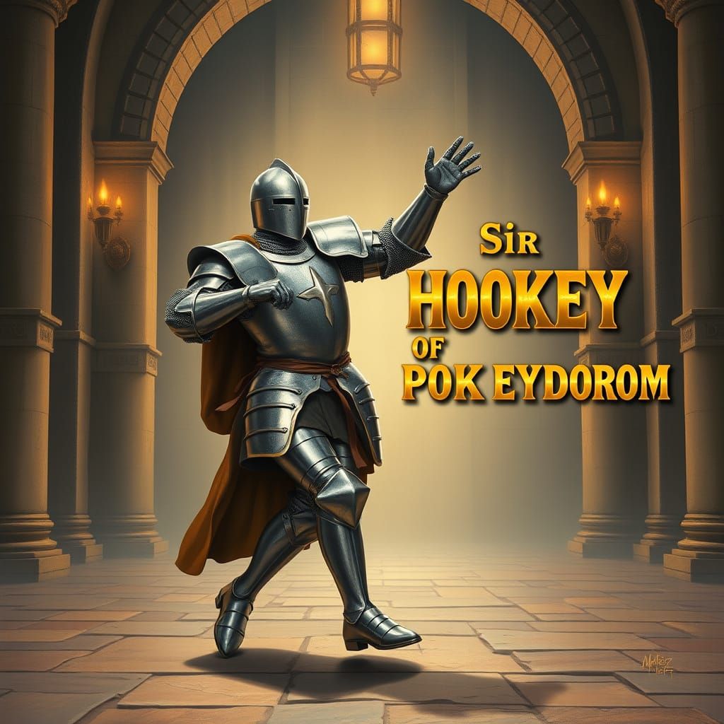Sir Hokey of Pokeydom in Classical Realism Style