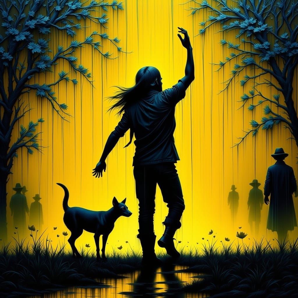 Dancing in Yellow Rain