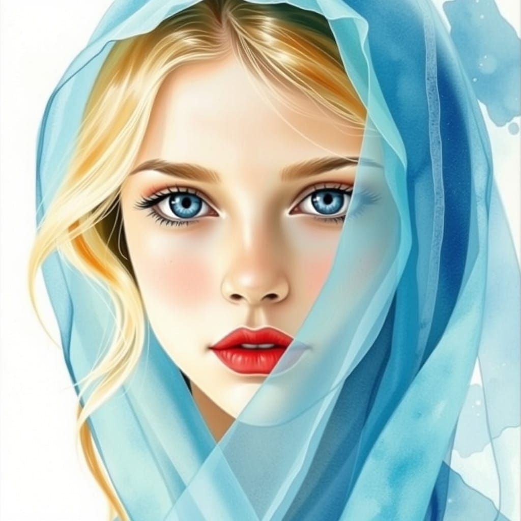 Portrait Blue
