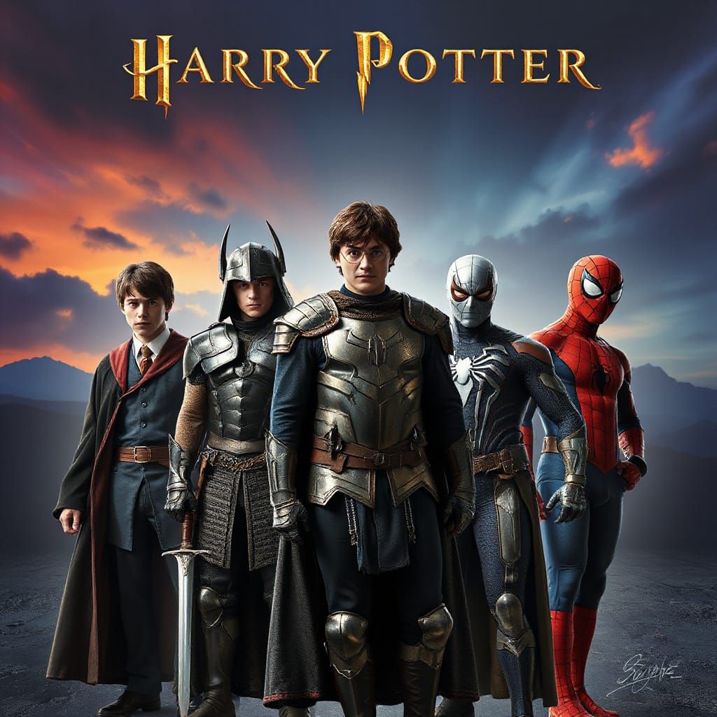 Heroes Unite: Epic Movie Poster Art