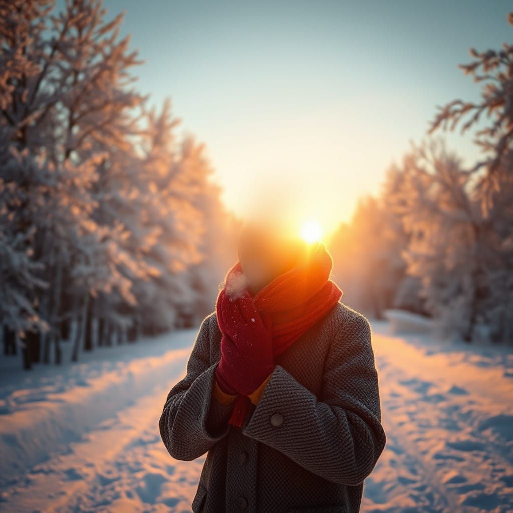 Golden Hour Winter Serenade in Impressive Cinematic Style