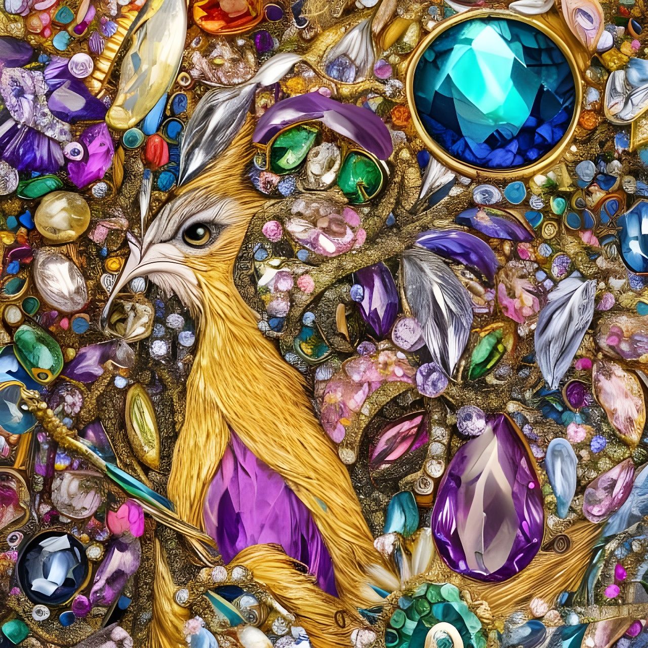 Magpie's Nest: A Hyperdetailed Fairytale Illustration