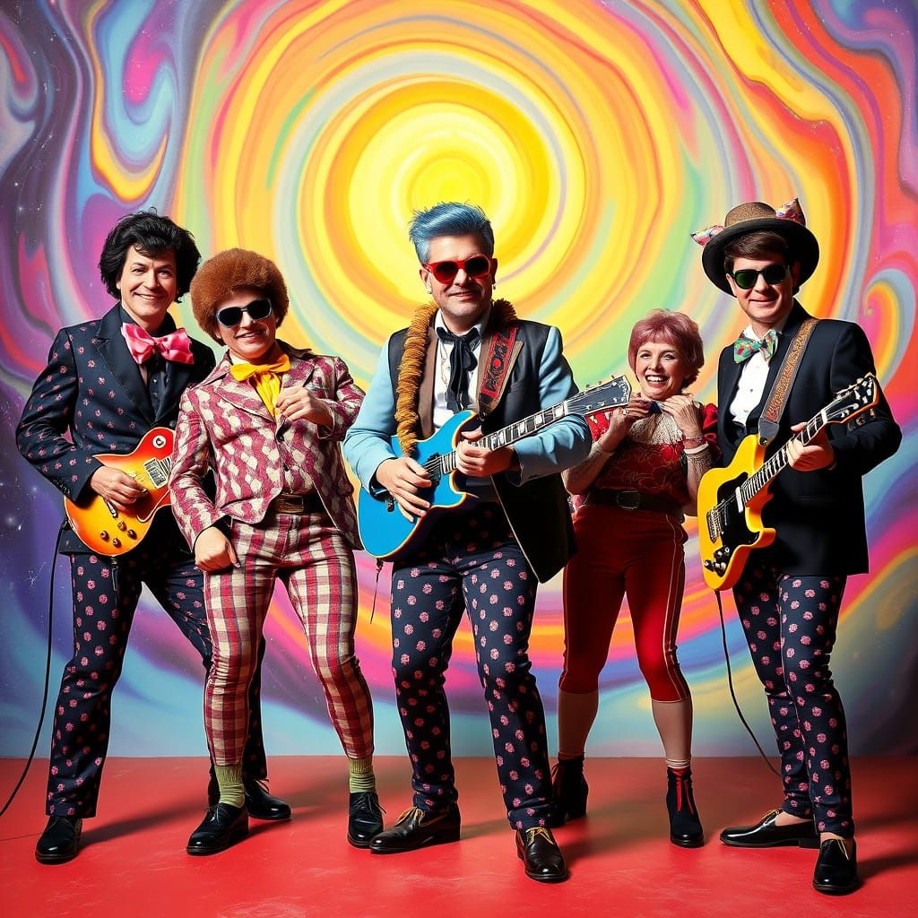 Rockabilly Revivalists in Cosmic Storm