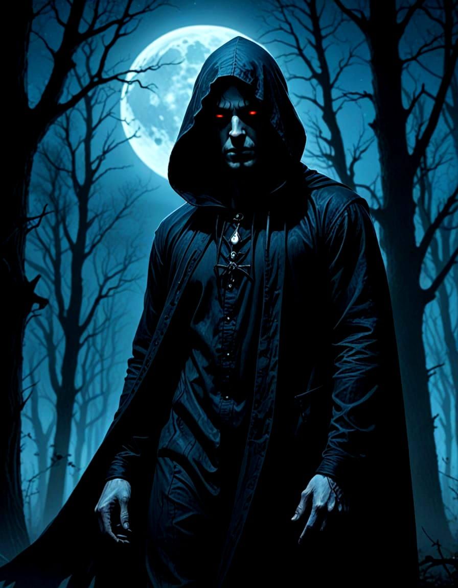 Eerie Emo Halloween Party Poster Art