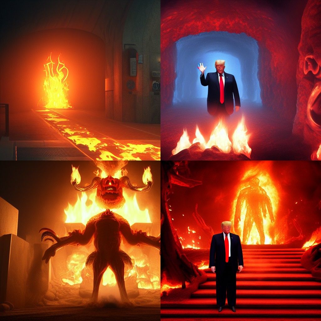 Donald Trump at the Gates of Hell