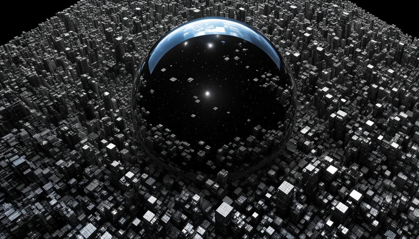 Quantum Computer Universe Simulation in Photorealistic 3D