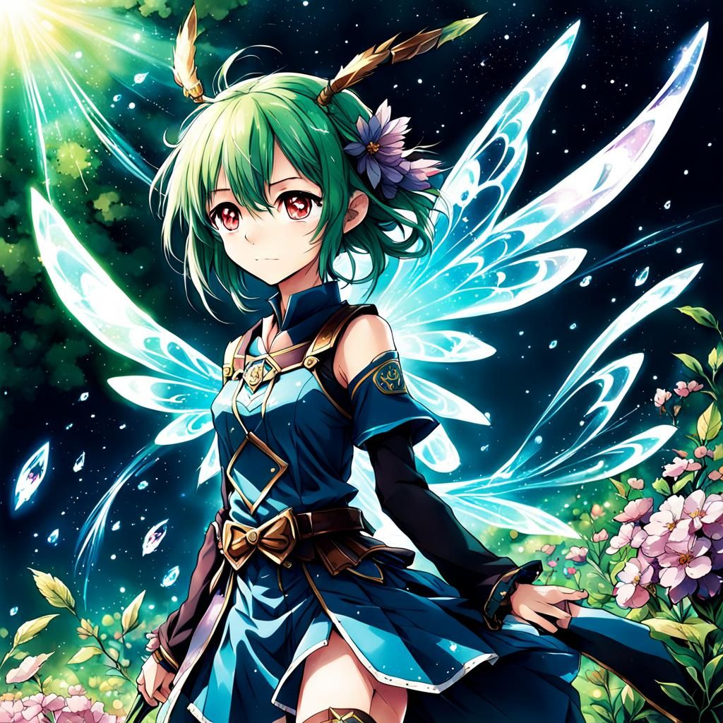 Anime Style Fae: Japanese Manga Key Visual