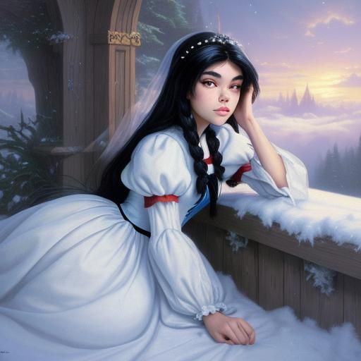 Madison Beer as Snow White in Ethereal Fantasy