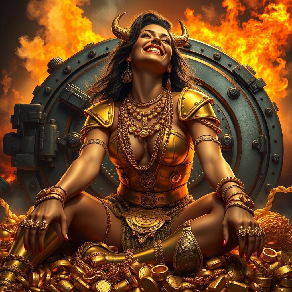 Golden Goddess of Thievery in Cinematic Triumph