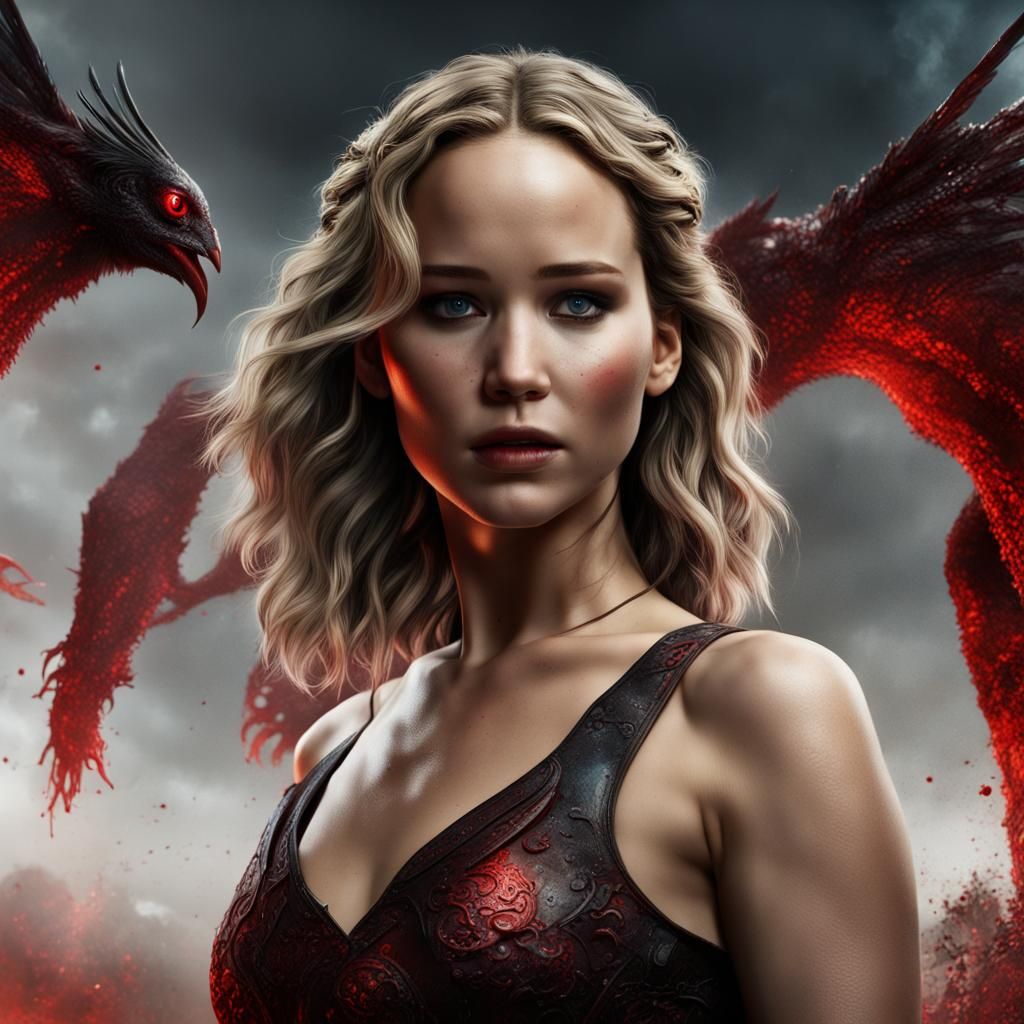 Jennifer Lawrence as an Evil Fantasy Character