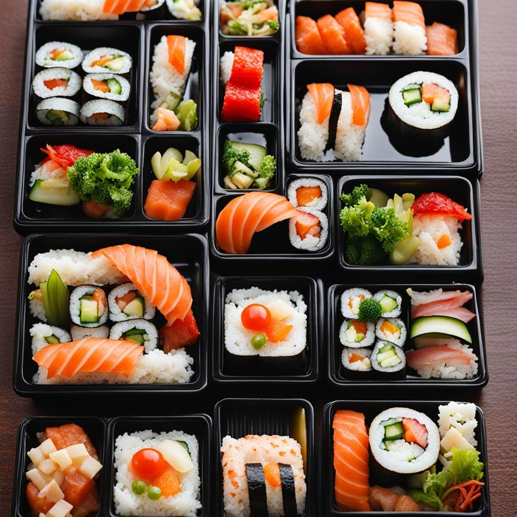 Tidy Sushi Bento Box: Culinary Art