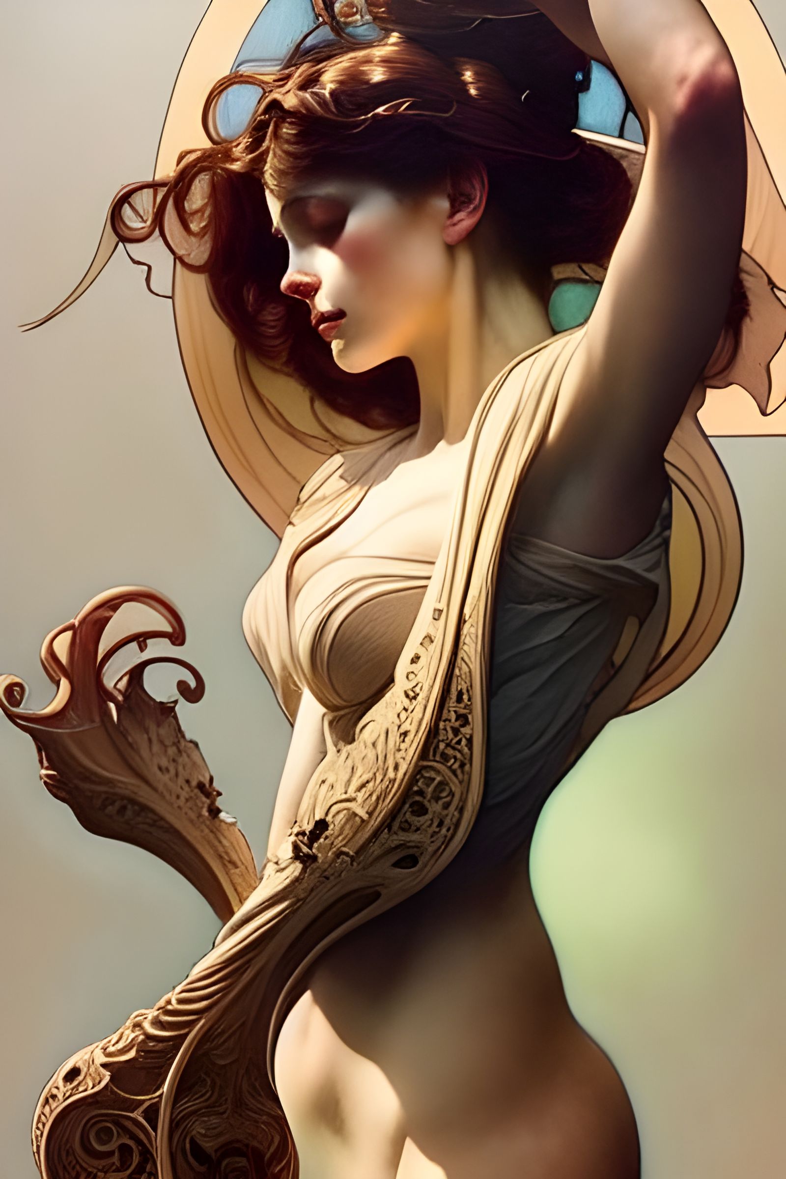 Earth in Baroque Style with Dynamic Lighting