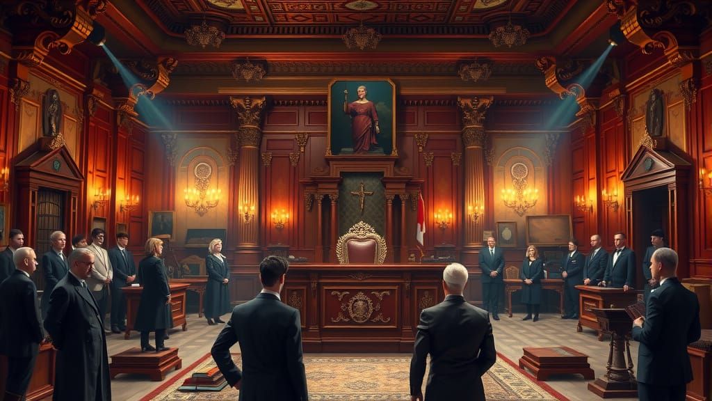 Fantastical Lawyers in a Detailed Law Aesthetic