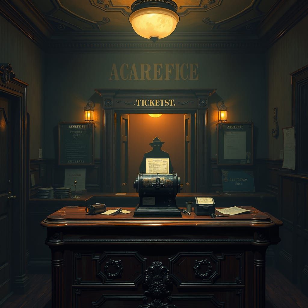 Mysterious 1920s Movie Theater Ticket Office in Soviet Nosta...