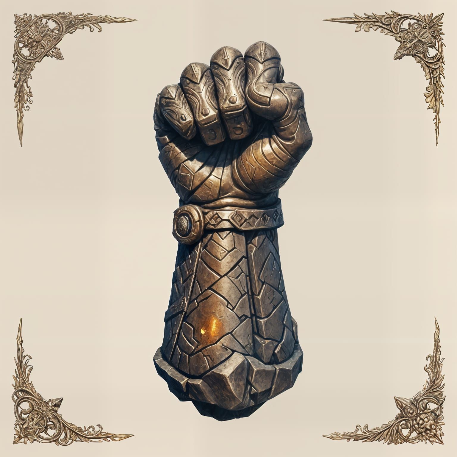 Stone Fist Fantasy Artifact from D&D
