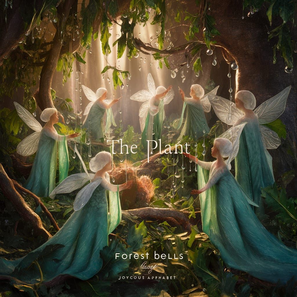Fairies Collecting Dewdrops on 'Forest Bells' Sleeve