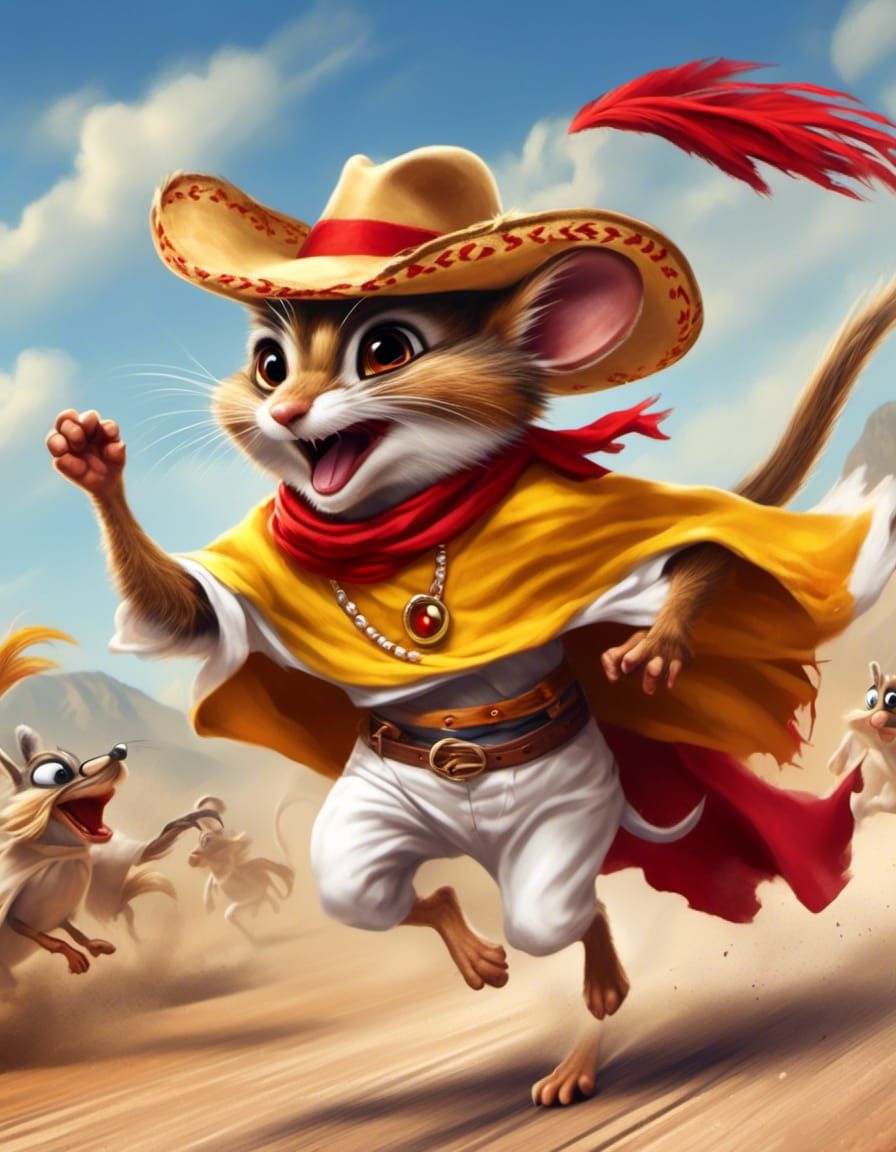 <lora:Screamo:1.0> Speedy Gonzales, the fastest mouse in Mexico