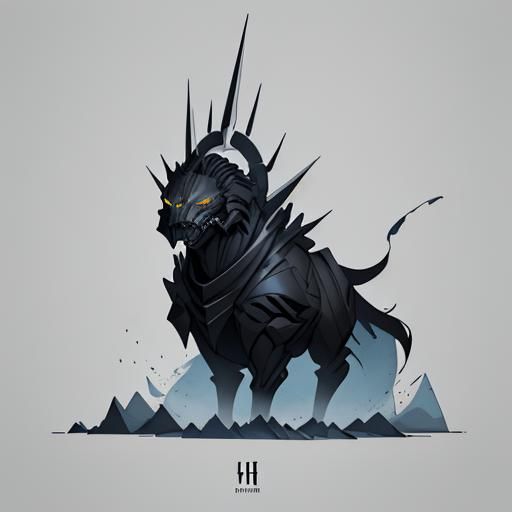 Majestic Crown Logo in Minimalist Modern Style