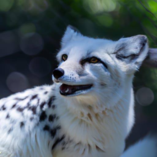 Arctic Fox and Cheetah Hybrid, Professional Photography