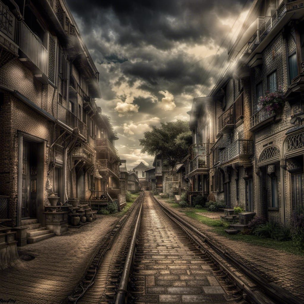 Atmospheric Scene with Intricate Details in HDR